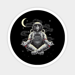 Astronaut Yoga Ethereum Crypto ETH Coin To The Moon Crypto Token Cryptocurrency Wallet Birthday Gift For Men Women Kids Magnet